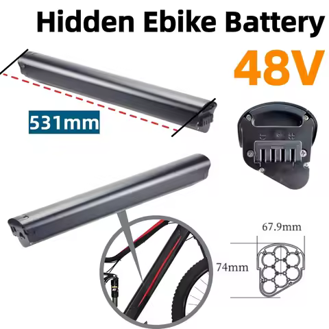 RANDRIDE YS90 Electric Bike Battery 48V 10.4ah 11.6ah 12ah 12.8ah 14ah Hidden Ebike Battery For RAND