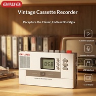 2026 New Model Aiwa Retro Cassette Player Bluetooth English Walkman USB External Speaker Recorder