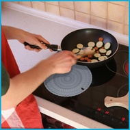 Induction Cooktop Protector Mat Round Heat Insulated Pad Practical Household Induction Hob Cover Mat for Home tongsg