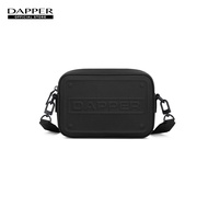 DAPPER กระเป๋าสะพายข้าง DAPPER Embossed Crossbody Bag สีดำ