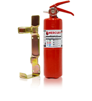 ถังดับเพลิงเครื่องดับเพลิงชนิดผงเคมีแห้งแบบพกพาติดตั้งในรถยนต์ร้านค้าแผงลอย MERCURY 1A2B ขนาด2ปอนด์