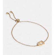 100% Original Coach Pave Signature Slider Bracelet