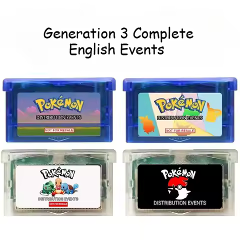 Pokemon Ultimate Event Distribution Video Game Cartridge for Generation 3 Games English Language 56 