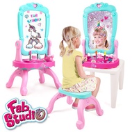 Grow N Up Fab Studio 3 in 1 Vanity Easel Toy Dressing Table Drawing Board