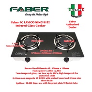 Faber Gas Cooker FC LAVICO KING 8152 Infrared Tempered Glass Gas Stove (Infrared Burner)