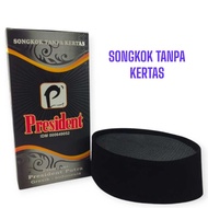PRESIDENT Full AC Songkok Without Paper Eaglebeludru AWING Quality Songkok Hitam Songkok Baldu Premi