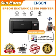 EPSON L3210 / L3350 All-in-One Ink Tank Printer WITH ORIGINAL INK [PRINT/SCAN/COPY/WIFI