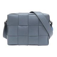 灰色/藍色 牛皮 Cassette 相機包 肩背包 730027【BOTTEGA VENETA 寶緹嘉】 730027