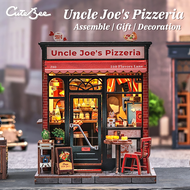 CUTEBEE GC210 บ้านตุ๊กตา DIY บ้านของเล่น เหมาะสำหรับเด็กและผู้ใหญ่ ของขวัญวันเกิด-ซีรีย์เดินชมเมือง