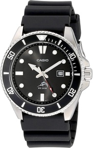 Casio Mens MDV106-1AV 200M Duro Analog Watch Black