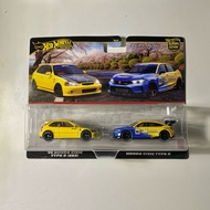 hotwheels twin pack honda civic type r ek9 honda civic fl5 spoon