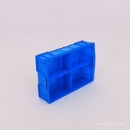 Sorting Four-Grid Box Plastic Large Plastic Box Large Four-Grid Large Size 530 Turnover Box with Gri