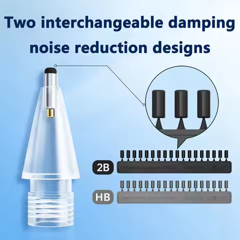 Pencil Tips For Apple Pencil 1st 2nd Generation Double Layer 2B & HB & Thin Tip For Apple Pencil Nib