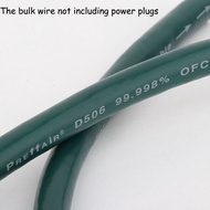 【Stock in TH】HI-END Preffair D506 EU US AC Power Cable with firgure 8 C7 IEC ส่ายACหัวโรเดียม ส่ายAC