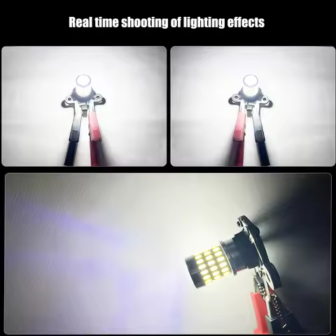 2PCS PH19W Car Front Headlights, Fog Lights, Running Lights White 6000K Bulb 3030SMD Suitable For Au