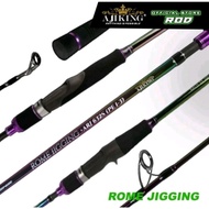 (6'0ft-6'3ft) Ajiking Rome Jigging Spinning BaitCasting Fishing Rod Saltwater Rod Max Drag 8kg-12kg 
