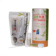 KoreaSalt 9x (Nine Times) Roasted Bamboo Salt Granules 250gm