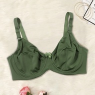 PARIFAIRY Plus Size Bras for Women Underwire Bra no Pad Thin Unlined Lingerie Plain Underwear Cup 36