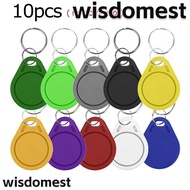 WISDOMEST 10pcs NFC Tag Rewritable RFID Token Key Card