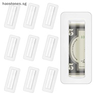 Hao 25/50pcs Money Card Holder With Sticker Plastic Dome Lip Balm Waterproof Clear Cash Pouch DIY Gift for Graduation Christmas SG