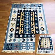 Home Decoration Turkish Bazaar Reversible Rug Bohemian Design - Styled Kilim Rugs - 120cm X 180cm Ka