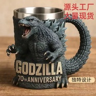 Cross-Border New Style Godzilla 70th Anniversary3Dmug Godzilla 70th Anniversary Mug