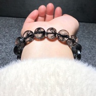 /Stone of Wealth/Pure Natural Brazilian Ghost Guy Black Crystal Bracelet Transfer Lucky Bracelet Men