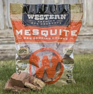 Western Apple BBQ Cooking Chunks Smoking wood Chips 1.54lbs/0.7kg - ไม้รมควันอาหาร เศษไม้หอมรมควัน ท