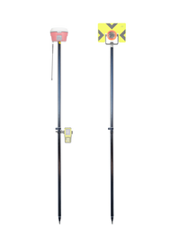 โพลคาร์บอน (Carbon Pole)GNSS ยาว 2 m. GLS-20 ( แบบท่อนต่อ )