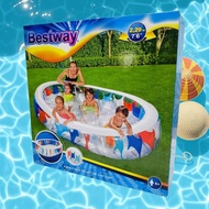 Inflatable Swimming Pool Bestway Oval Pool Transparent Swimming Pool Family Play Pool