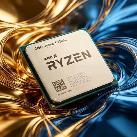 AMD Gaming CPU Ryzen 3 3200G R3 3200G 3.6GHz Quad-Core 4-Thread 65W AM4 with Radeon Vega 8 Graphics