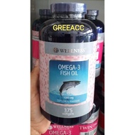 Vitamin-001 375 Tab Wellness Omega 3 Natural Fish Oil Bpom 1000mg Omega3 1000 mg