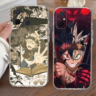 S46 Black Clover TPU Case for Xiaomi POCO M3 C3 Redmi A1 9T 12C A2 11A