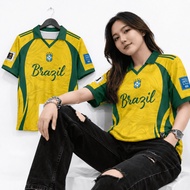 BRAZIL FANTASY V2 WORLD CUP RETRO FANTASY COUNTRY JERSEY | VINTAGE JERSEY | FOOTBALL JERSEY | CASUAL
