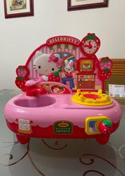 二手極新 Hello Kitty 廚房煮菜遊戲玩具