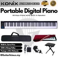 Portable 88 Keys Digital Piano with Bluetooth &amp; Bag - (PL88) PORTABLE BLUETOOTH MIDI DIGITAL PIANO TOUCH SENTIVE