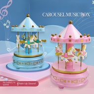1 piece fantasy carousel music box/creative carousel design music box gift/carousel music box toy cr