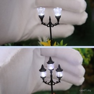 Model Senibina Meja Pasir DIY Buatan Tangan Simulasi Lampu Jalan Bercahaya Lampu Taman Mini Lampu La