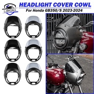 LJBKOALL Motorcycle Headlight Fairing Front Cowl Mask Cover Fork Windshield Windscreen For Honda GB3