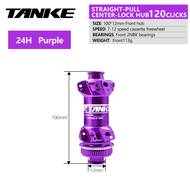TANKE Road Bike Hub Center Lock Disc Straight Pull Super Light Hubs 24Holes 6 pawls 120 Click Bike H