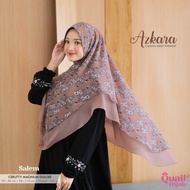 TERLARIS HIJAB INSTAN BERGO MOTIF CERUTY AZKARA ORIGINAL JILBAB QUAIL