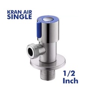 Stainless Steel Stop Valve | Stop faucet | Stop Valve 1/2" | Single Double Stop Valve