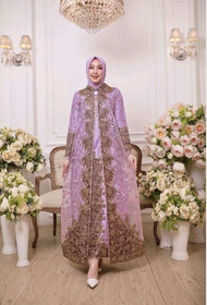 Gamis Shangrila Size M-3L |Gamis Jumbo Ld125|Gamis Pesta Modern|Gamis Tile Brukat|Gamis Kondangan|Ga