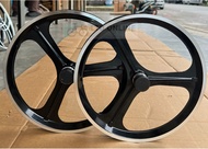 16 Bicycle Alloy Sport Rim Basikal Rim 16 with Axle (sepasang)