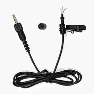 3.5mm Stereo to Bare Wire, 3.9ft 1/8" 3 Pole TRS Male Plug with Screw Lock Audio Cable Fit for 6027 5822 4015 Mic Core Like Sennheiser Sony Shure Boya Saramonic Lavalier Microphone Cable Repair