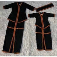 baju tradisi sabah kadazan/dusun set satu FAMILY/ baju etnik sabah