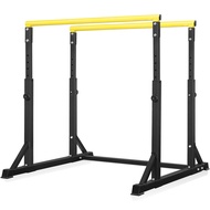 Bongkim Dip Bar, Heavy Duty Dip Station with 7 Height Levels, 800lbs Adjustable Parallel Bars for Tr