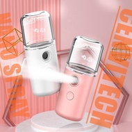2021 NEW Mini Facial Steamer Face Sprayer Mist Sprayer Nano Water USB Rechargeable Hydrating Atomiser Facial Spray Beauty