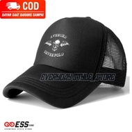 High Quality Adult Avenged Sevenfold A7X Metal Band Merch Deathbat Logo Printing Baseball Cap Rock B