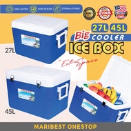 27L 45L Big Cooler Ice Box Heavy Duty Storage Portable Cold Box Icebox for Camping Fishing Picnic To
